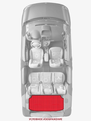 ЭВА коврики «Queen Lux» багажник для Peugeot 4008